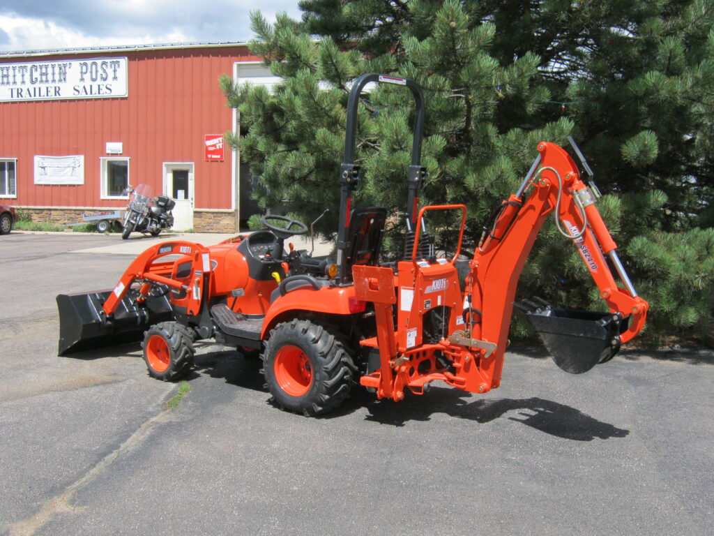 CX2510 Compact Tractor, Front Loader and Rear Backhoe