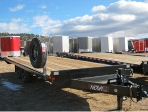 20ft Midsota flatbed trailer Hitchin Post Trailer and Tractor Rentals Colorado Springs, Colorado